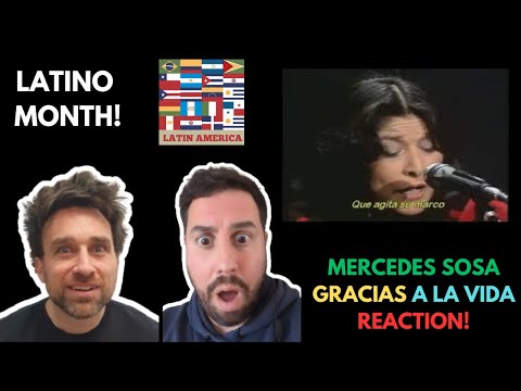 Two British Men React to Mercedes Sosa - Gracias A La Vida