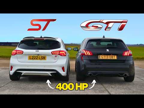 Tuned Focus ST vs Tuned 308 GTI: Track Battle