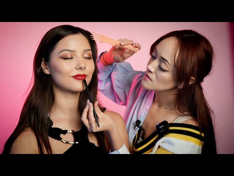 ASMR Perfectionist Date Night Styling: Makeup & Hair Final Touch, Glaze Apple Lips, Valentine’s 2025