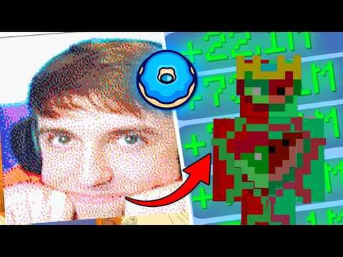 Building Map Art Until I Get Rich (Donut SMP)