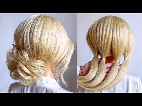 Volume Low Bun Wedding Hairstyle | Easy Low Bun Tutorial for Long Hair | Bridal Updo Tutorial