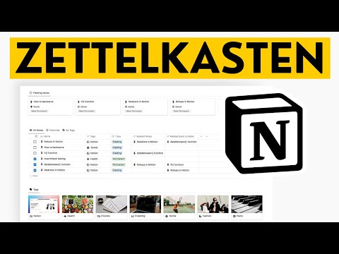 Build A Zettelkasten For Note-Taking In Notion From Scratch