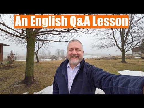 A Live English Question and Answer Lesson! Come And Join!