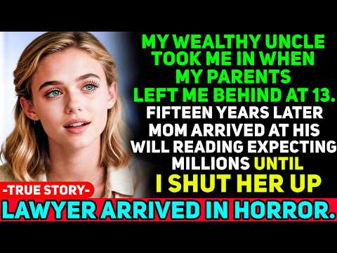My Wealthy Uncle Took Me In After My Parents Abandoned Me at 13, Unaware that 15 Years Later I Would