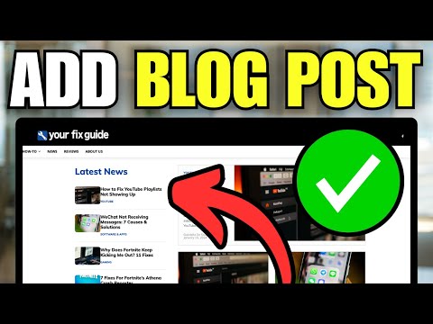 How To Add Blog Posts To Page in WordPress