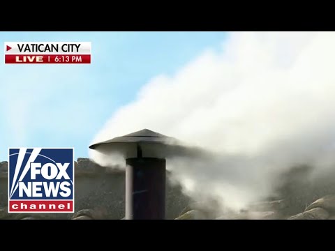 BREAKING: White smoke signals new pope has been elected