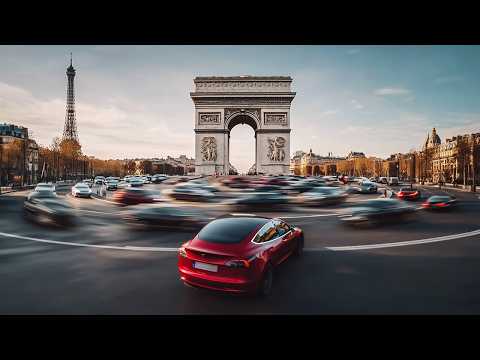 Tesla FSD Is INSANE in Europe - Paris Traffic Panic