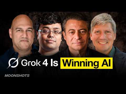 AI Experts React: Elon’s Grok 4 Is Now #1 in AI —This Changes Everything w/ Emad, Salim & Dave #182