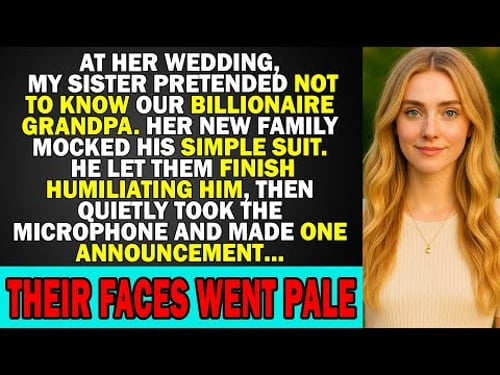 My Sister Pretended Not to Know Our Billionaire Grandpa at Her Wedding, Until The $1B Bill Came Due