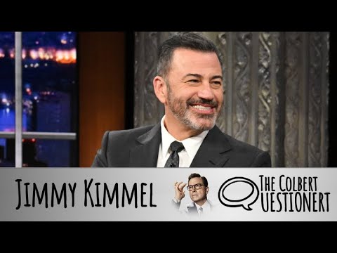 Jimmy Kimmel Takes The Colbert Questionert