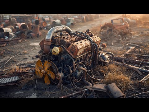 Grandson Restores 70-Year-Old Marine Generator Engine From His Great-Grandfather // Fully Restored