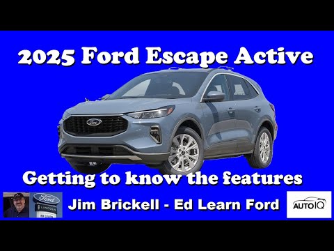 2025 Ford Escape Active - Getting to know the features