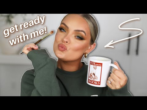 CHATTY GET READY WITH ME + FALL GREEN MAKEUP TUTORIAL