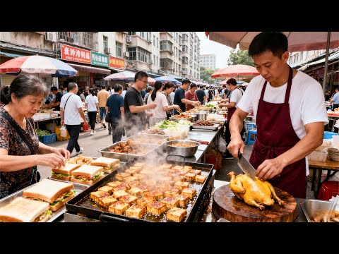 中國廣州最受歡迎美食街,精彩的一日美食體驗!早市美食地道實惠,夜市小吃豐富多樣,热闹非凡!廣州早市,廣州美食,廣州夜市,趕集,街頭小吃