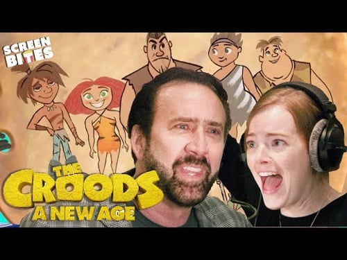 Behind The Scenes With THE CROODS: A NEW AGE Cast | Screen Bites