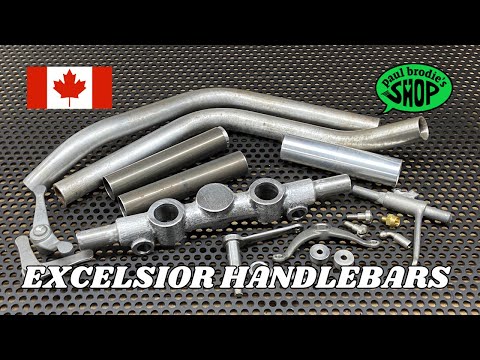 Making handlebars for the EXCELSIOR // paul brodie's shop