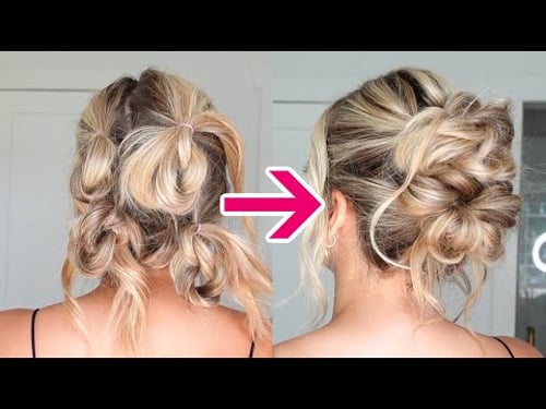 A SIMPLE UPDO HACK THAT LOOKS LIKE YOU PAID TO HAVE IT DONE! Easy Updo Anyone Can Do