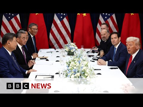 Trump lowers tariffs on China and ends 'rare earths roadblock' after Xi meeting | BBC News