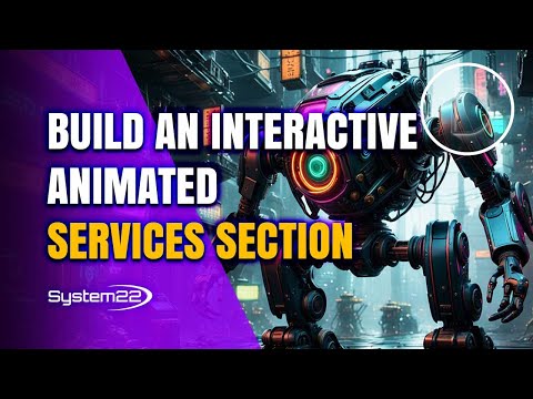 Watch This! How to Build an Interactive Animated Services Section in Divi!