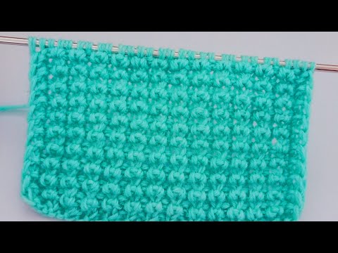 "Монпансье" - красивый, рельефный узор спицами.