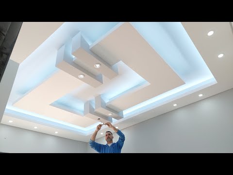 How to make a beautiful and simple gypsum vessel with paint and lighting