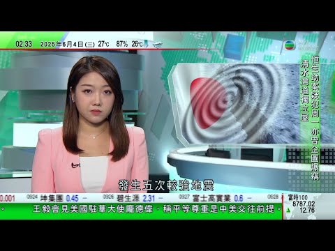 無綫TVB 0200新聞報道|中國推出「東盟簽證」方便商務人員往來|澳洲霍普金斯河因化肥流入水質變差 當局倡植樹設河岸區拯救河道|北海道半個多月內錄五次較強地震 日本氣象廳提醒民眾做好防災準備|TVB