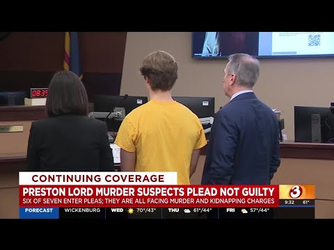 Suspects in Preston Lord's murder plead not guilty