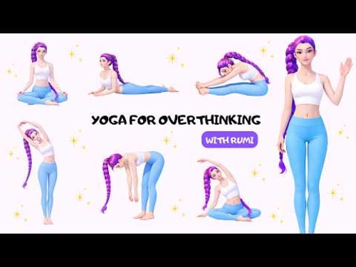 Yoga for Overthinking for Kids | Rumi × KPop Demon Hunters