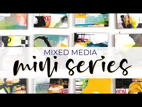 12 Mixed Media Paintings in 30 Minutes!