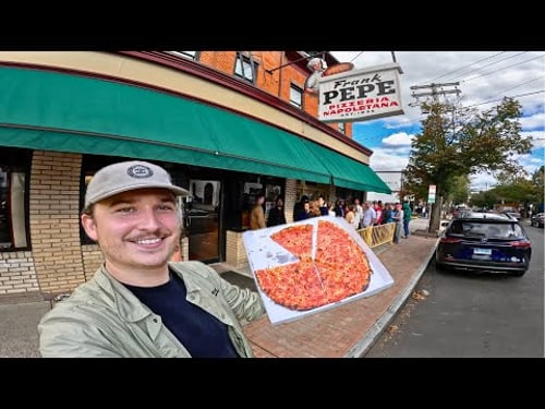 America's Best Pizza...Isn't in NYC? | Vanlife New Haven, CT