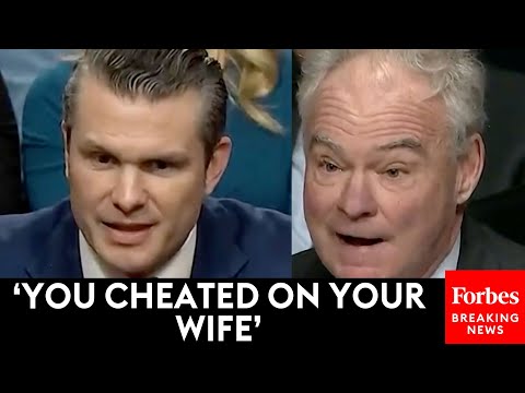 SHOCK MOMENT: Tim Kaine Shows No Mercy Grilling Pete Hegseth About Past Cheating And Accusations