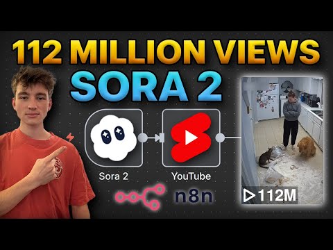 100% Automated Sora 2 Home Camera Shorts in n8n (Full Guide)