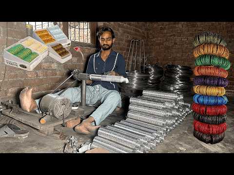 How Beautiful Metal Bangles Are Made | Fascinating Manufacturing Process