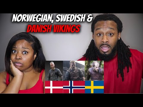 🇳🇴🇸🇪🇩🇰 AMERICANS LEARN VIKING HISTORY "Differences between Norwegian, Swedish &Danish Vikings"