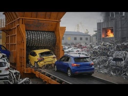 How Millions of Old Cars Recycled Into new cars, buses and trucks ( FULL PROCESS )