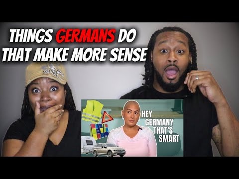 🇩🇪 vs 🇺🇸 American Couple Reacts "Things Germans Do That Just Makes More Sense"