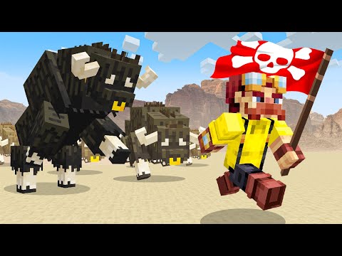 I Survived Bull Running In Minecraft...