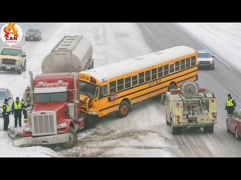 Icy Road Madness Caught on Camera - Best of Month #31