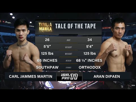 Carl Jammes Martin π΅π vs Aran Dipaen πΉπ | 'Thrilla in Manila' IBA.PRO 11 | October 29, 2025 | Manila
