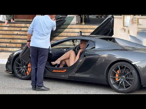MONACO BILLIONAIRE LADIES LUXURY LIFESTYLE WITH SUPERCARS #monaco #supercars #viral #trending #fyp