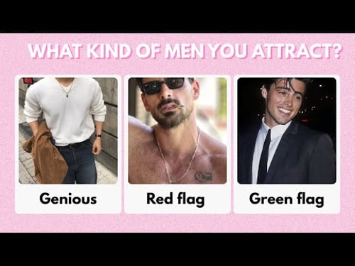 WHAT KIND OF MEN DO YOU ATTRACT? |personality test | asthetic |