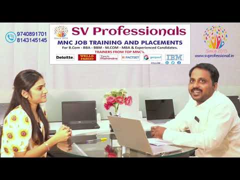 B.Com & MBA MNC Interviews (Deloitte, Wells Fargo, Genpact, CTS, IBM, TCS, Accenture & Factset)