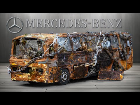 Full Restoration of an Abandoned Mercedes-Benz Bus – From Rust to Showroom!