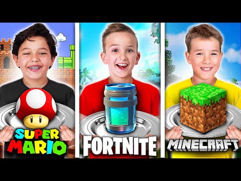 ¡Comiendo comida de VIDEOJUEGOS!