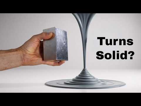 This Liquid Freezes Around Magnets