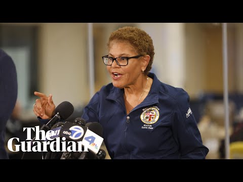 Los Angeles mayor says city is being used as a 'test case' and 'an experiment'