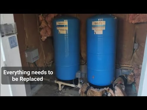 The Community Well Pump House had Caught on fire!