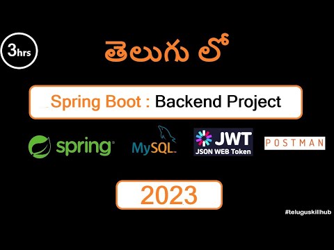 Backend Course using Spring Boot in Telugu