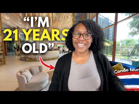 American moves to Bangkok alone and gives a tour of her $540/Month loft condo