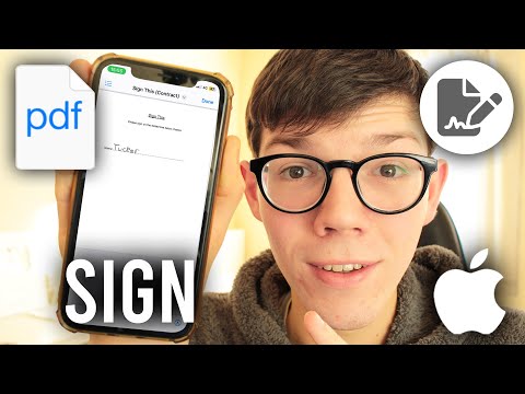 How To Sign PDF Document On iPhone - Full Guide